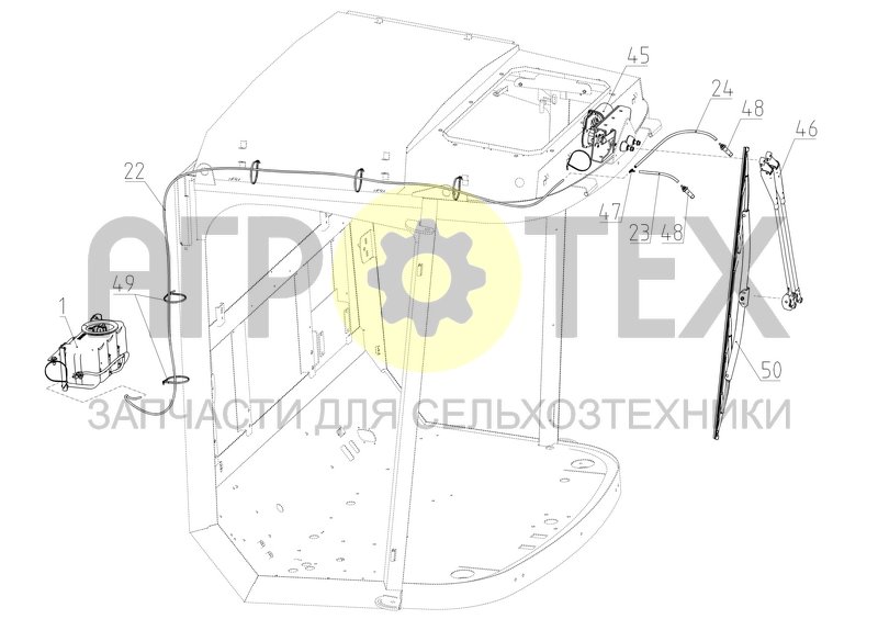 Чертеж Стеклоочиститель (РСМ-200.06.19.000Ф)